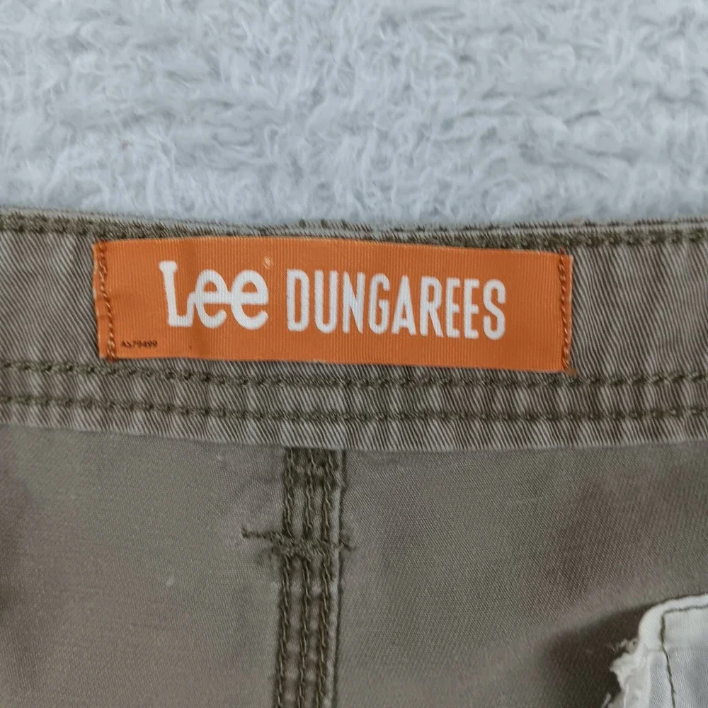 Lee Cargo Short Dungarees Mens 42 Tan Multi-Pocket Twill‎ 2182952